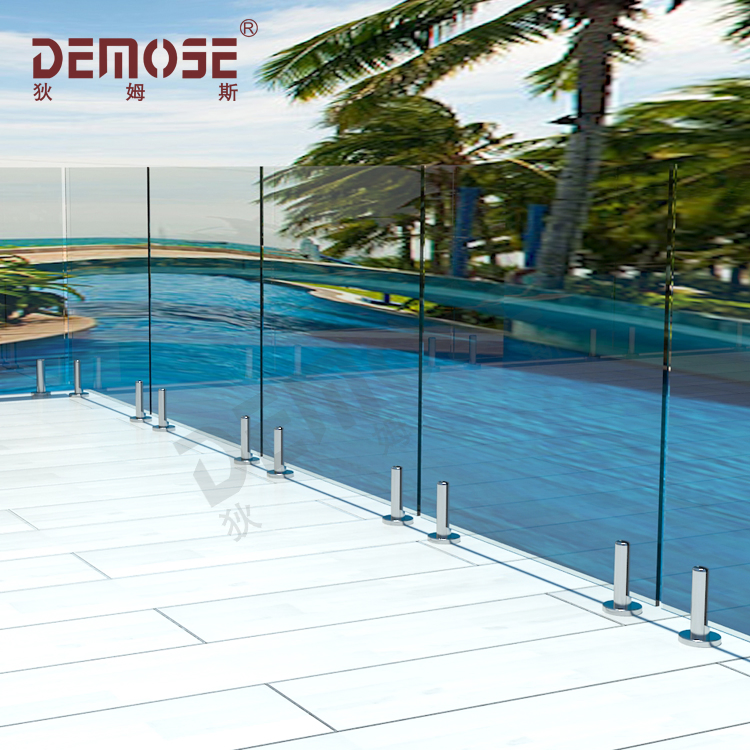 Pool Fence with Glass Clamp Mounting Modern Design for Safety (DMS-B28168)