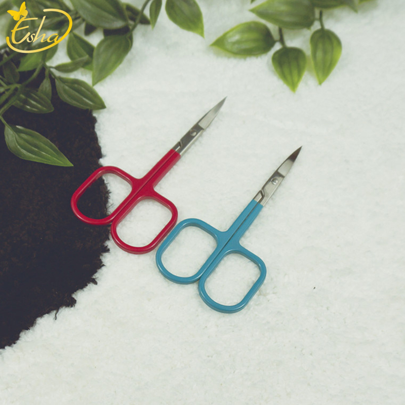 Professional Makeup Eyebrow Stainless Steel Hairdressing Beauty Nail Art Barber Nose Hair Scissors
