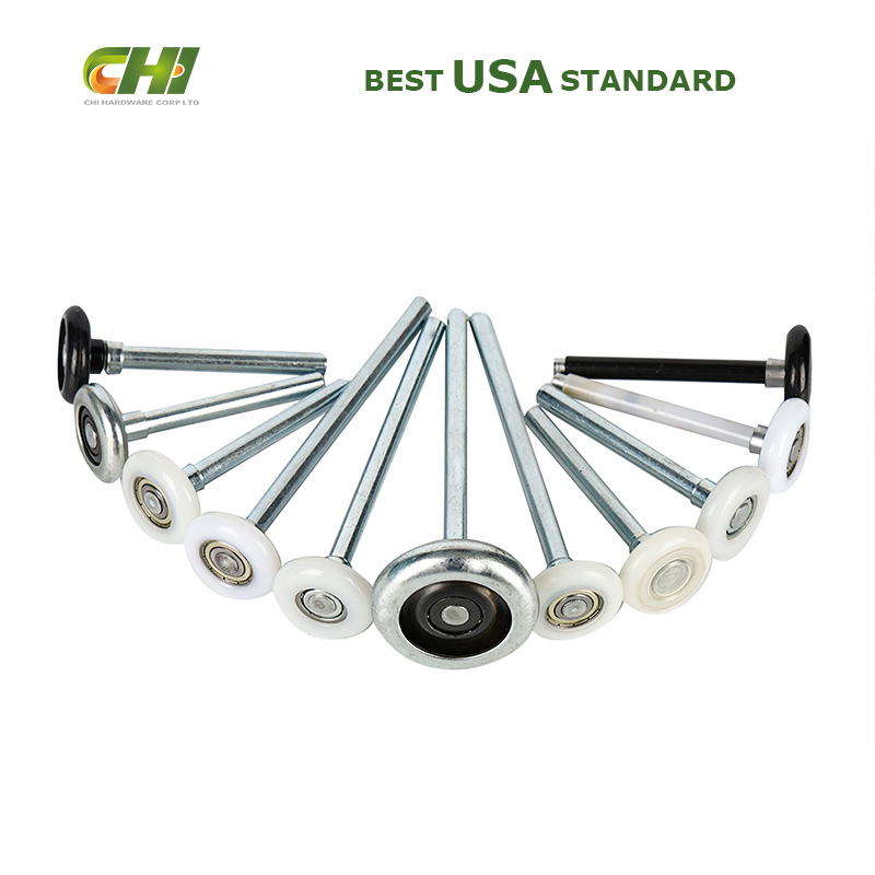 47mm 10 Pack 2'' Aluminum Garage Door Rollers Nylon Roller Wheel for Garage Door