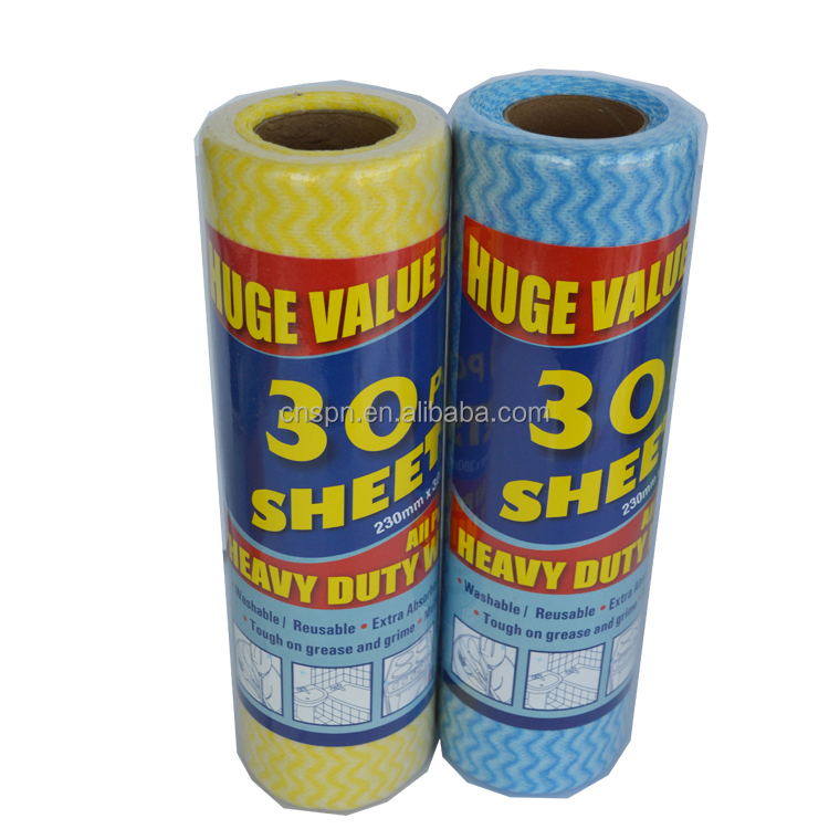Disposable Non Woven Cleaning Tissue Dry and Wet Tissue in Roll Lazy Rags Reusable Clean Tissue