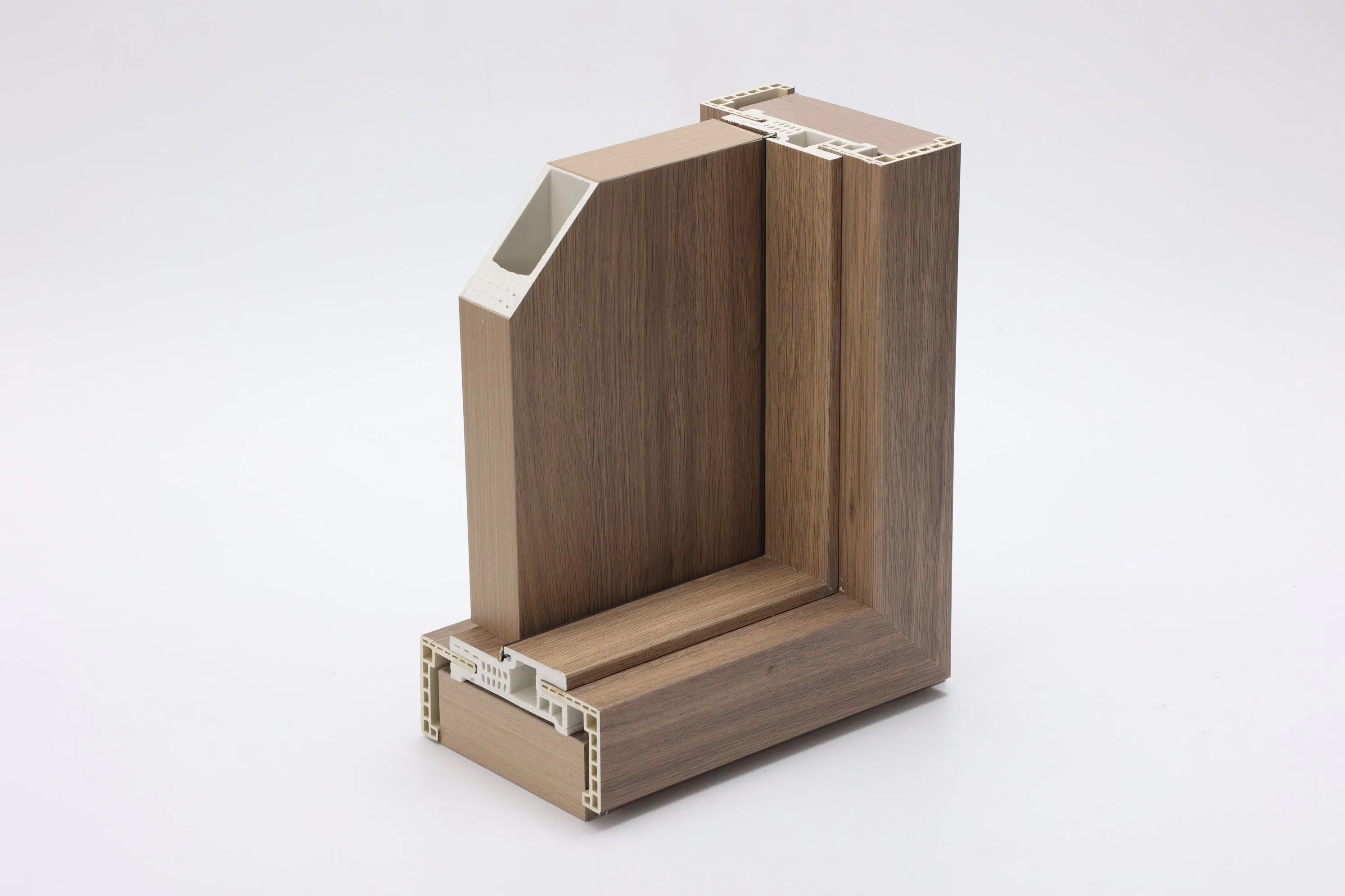 Premium Waterproof WPC Interior Door Flame Retardant Insect Resistant WPC Door Panel 45mm