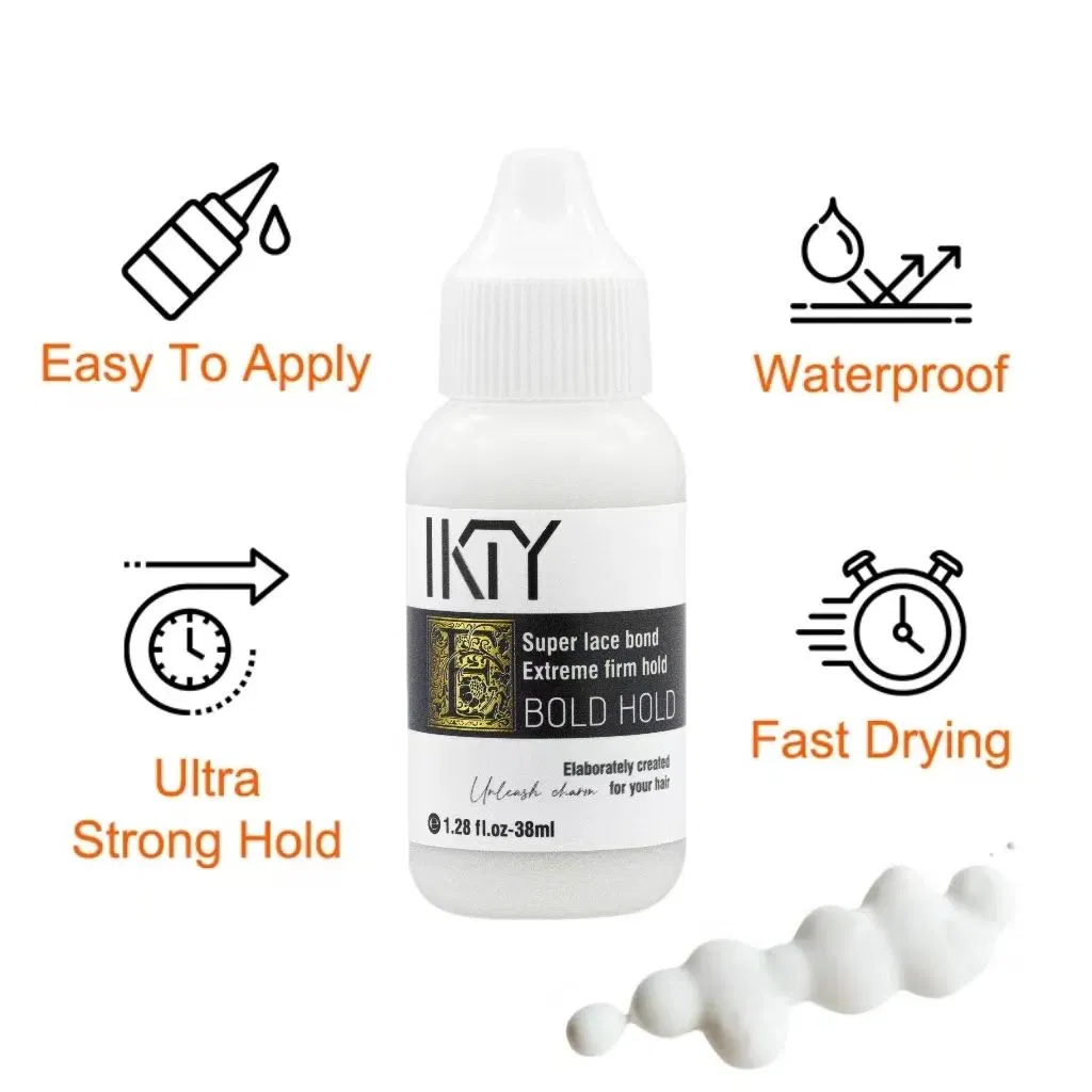 Custom Logo Melting Spray Glue Clear Wig Glue Adhesive Hair Lace Glue Gel and Tape Remover Spray with Wig Install Kit