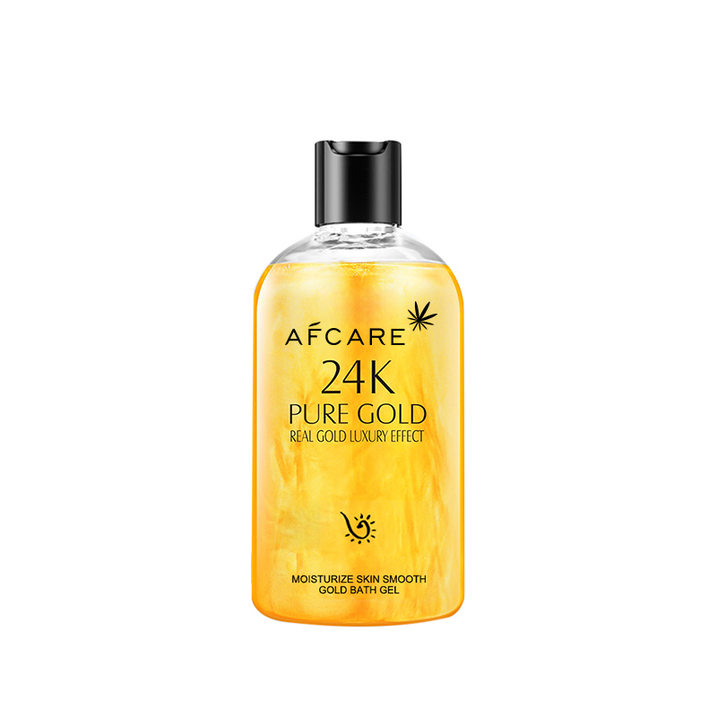 Private Label Skincare Improve 24K Pure Gold Smooth Gold Bath Gel