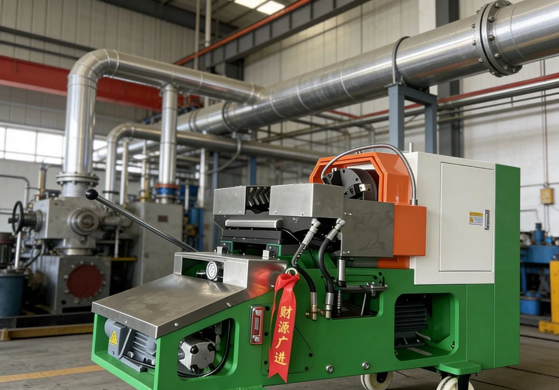 Durable Pipe Threading Machine with 8 7kw Power DN15-65/DN14-100