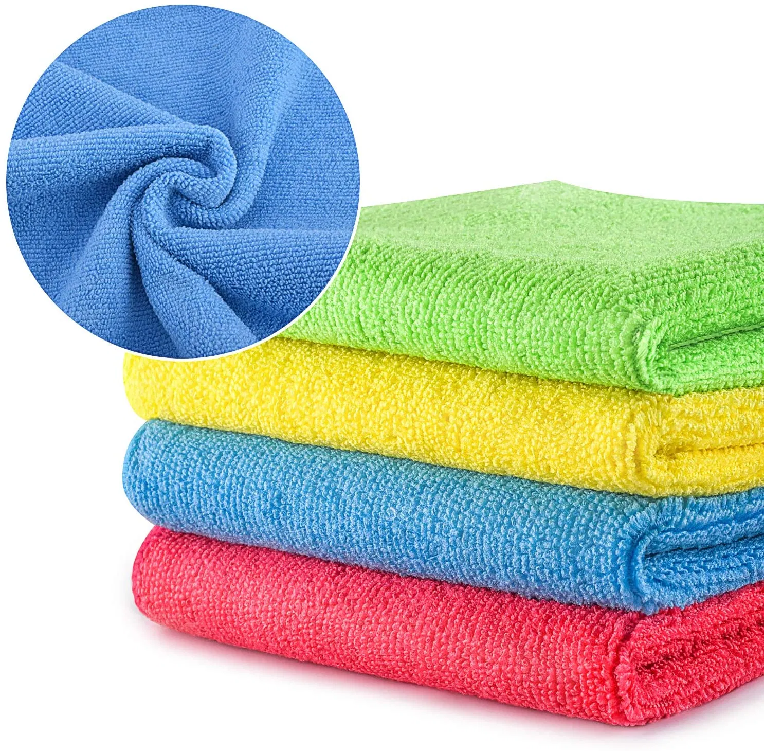 Wholesale Amazon Terry Housework Dishcloth Car Cleaning Cloth Rag Microfiber