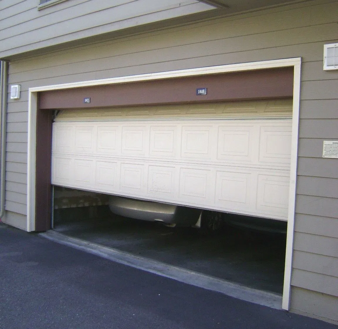 High Quality Flip Steel Garage Door for Residential House with Durable Structure