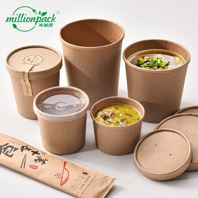 Disposable Food Grade Soup Bowl for Hot Liquids and Broth