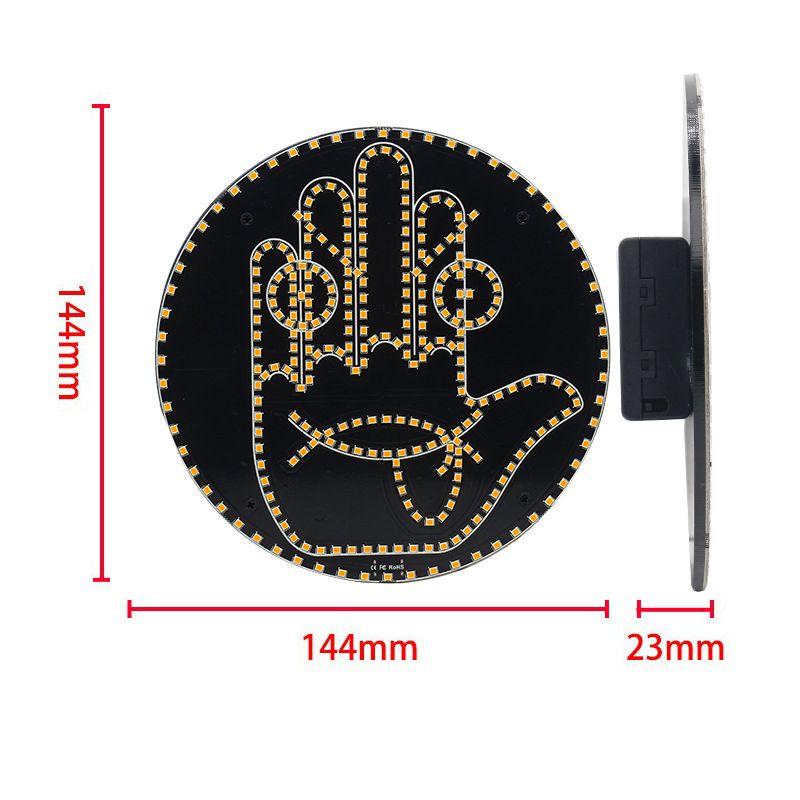 Светодиодный светильник-жест для авто