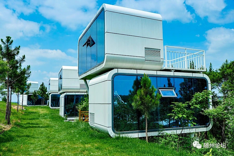 Sleeping Capsule Prefab Modern Cabin Tiny House Luxury for Golf Course