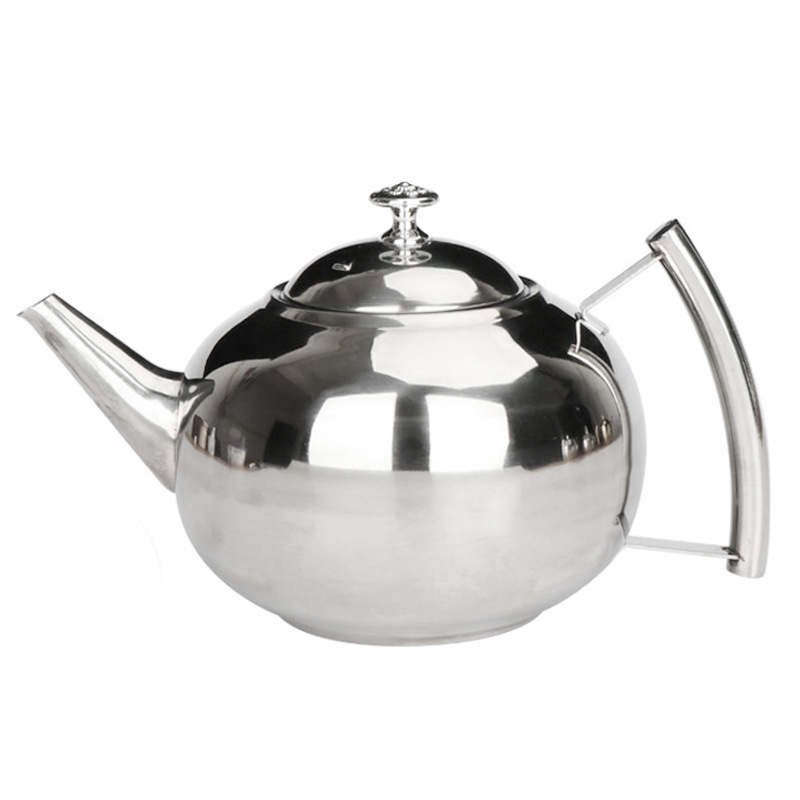 Thickened Stainless Steel Long Spout Tea Pot with Filter for Restaurant