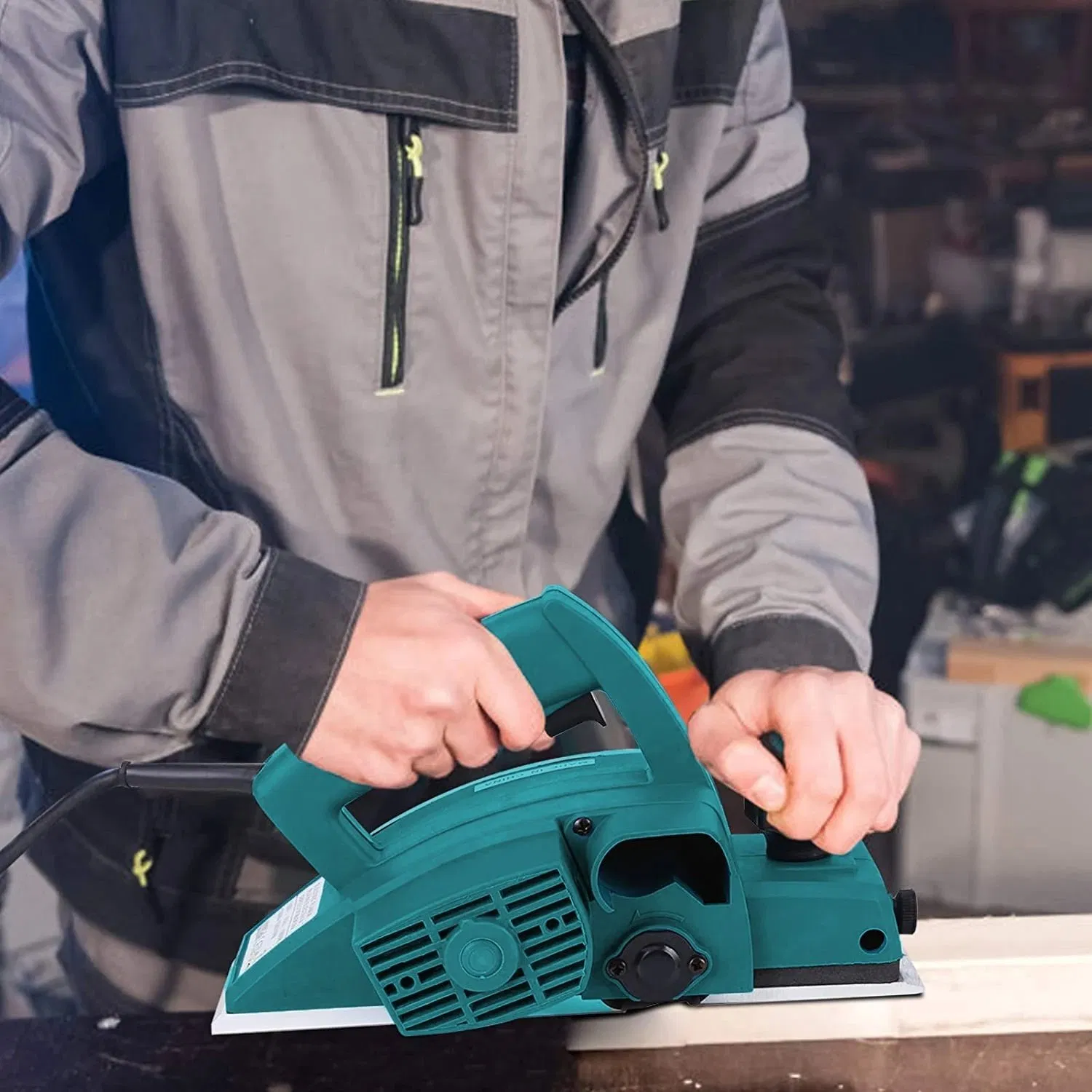 Professional Handheld Woodworking Tools 650W Electric Planer (EP014-82X2)