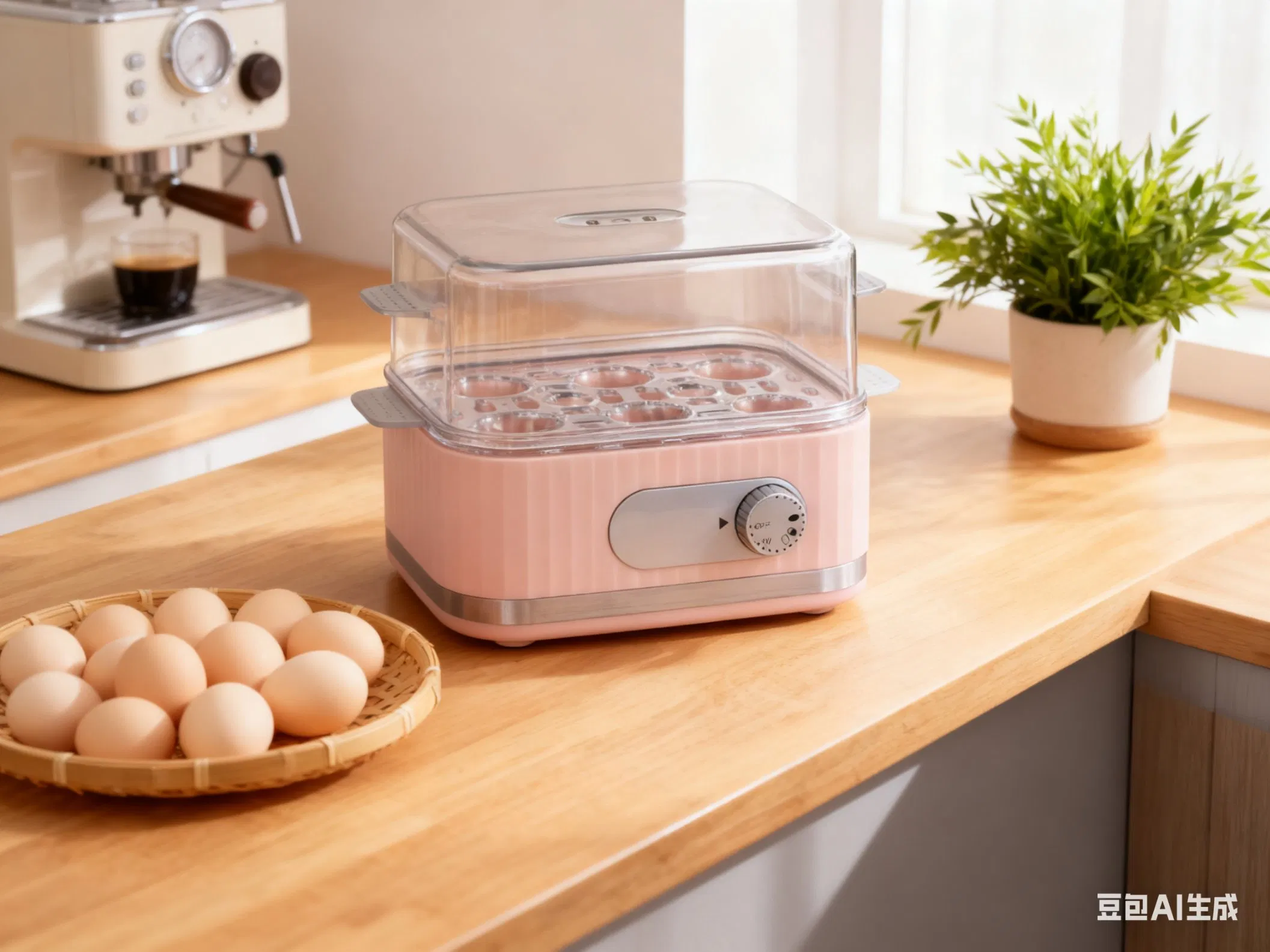 Smart Electric Egg Boiler with Timer for Perfectly Cooked Eggs