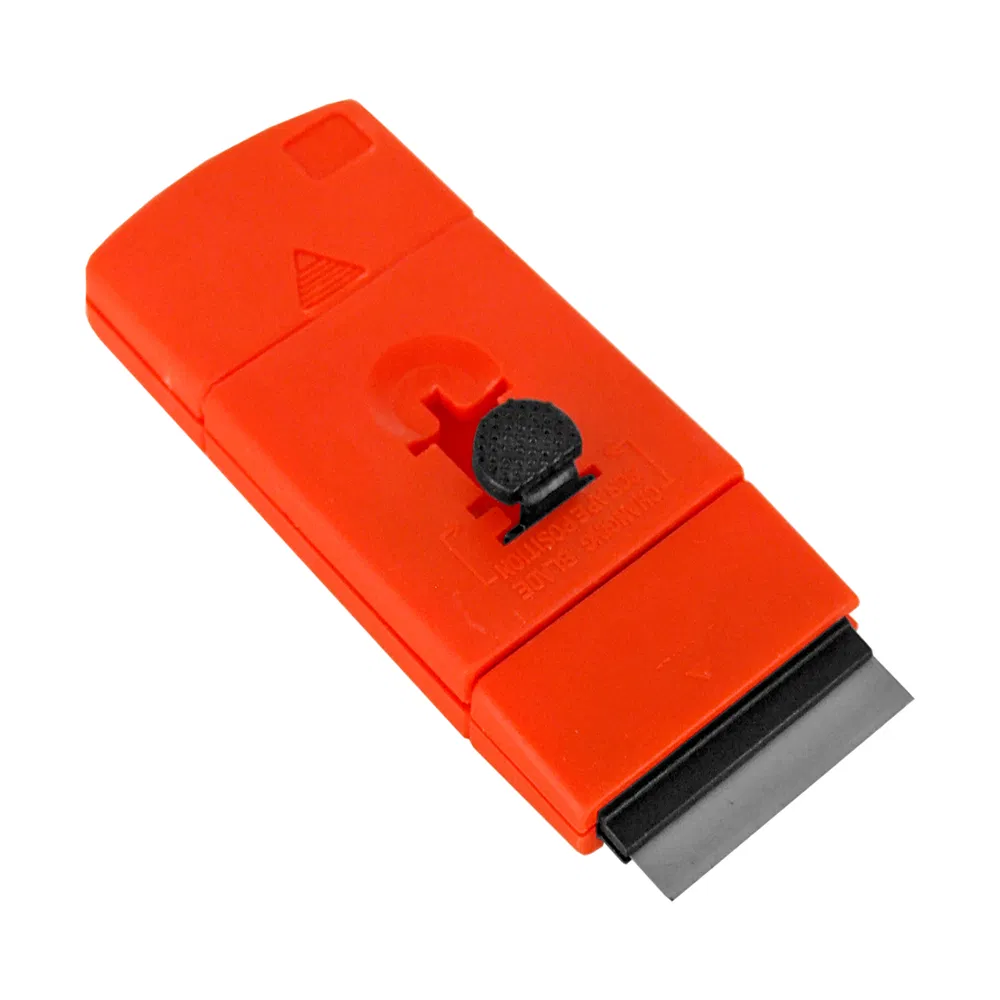 Hautine Plastic Cleaning Scraper Razor Scraper with 40X19mm Metal Blades