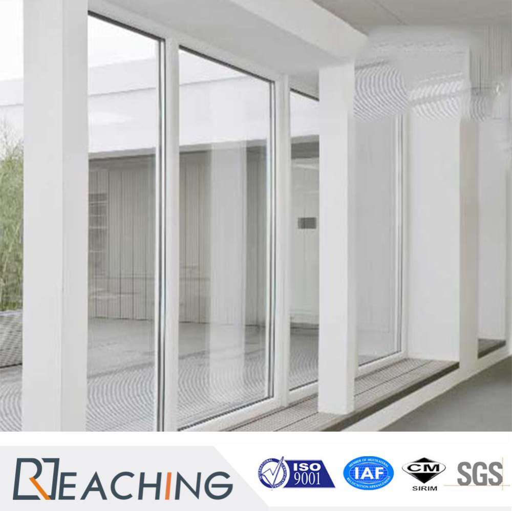 Modern Design UPVC/PVC 80 Series Sliding Door with Steel Support