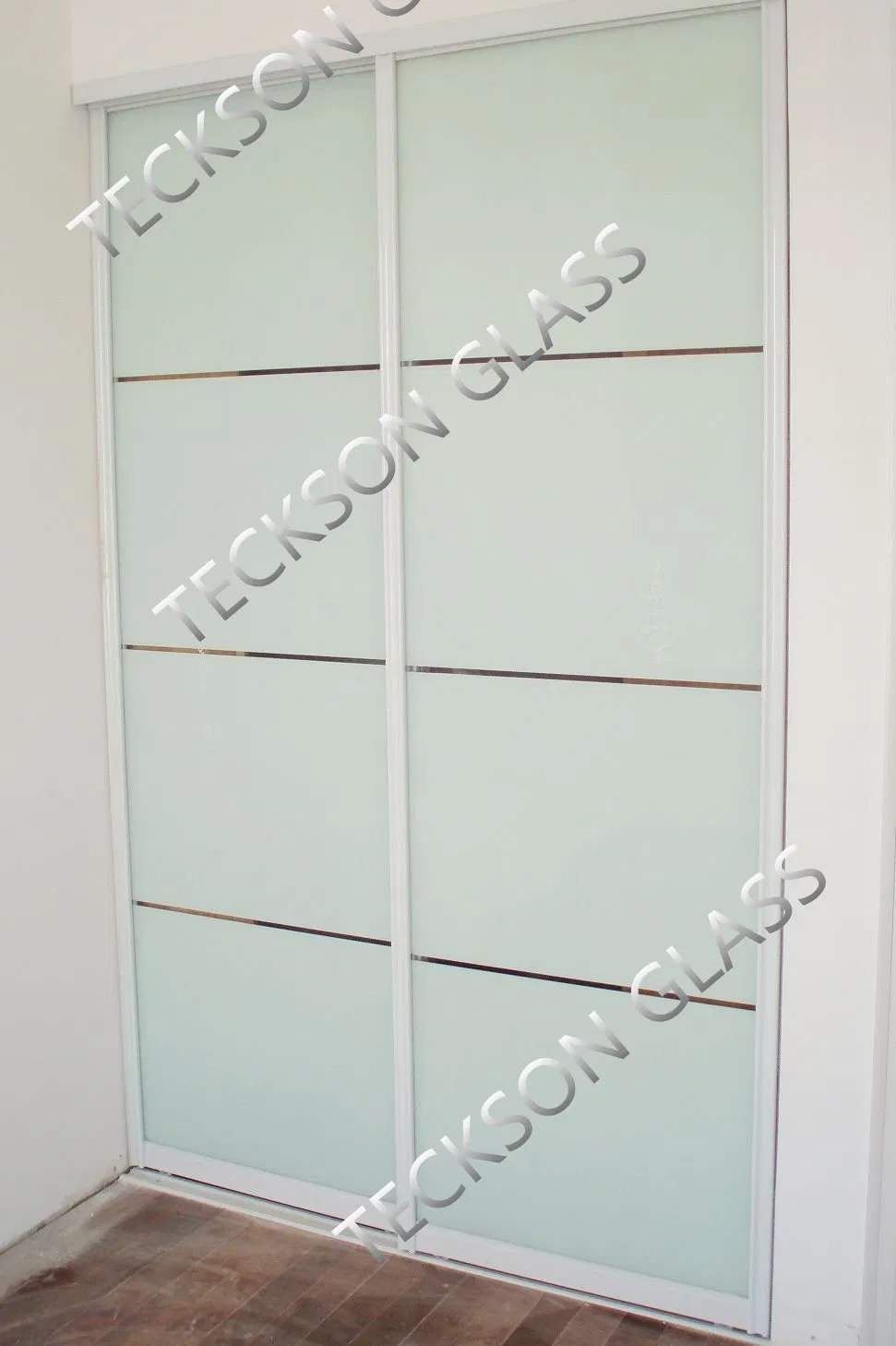 White Lacqured Door Glass (painted glass) for Building Glass
