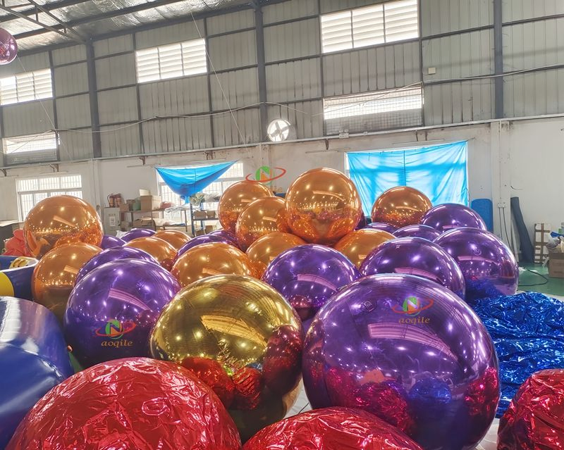 China Factory Custom Large Inflatable Disco Mirror Balloon, Inflatable Mirror Ball for Advertising