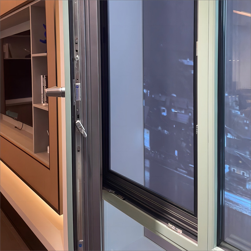 CSA Certificate Wood Aluminum Customzied Tilt-Turn Window with Triple Glass for Church