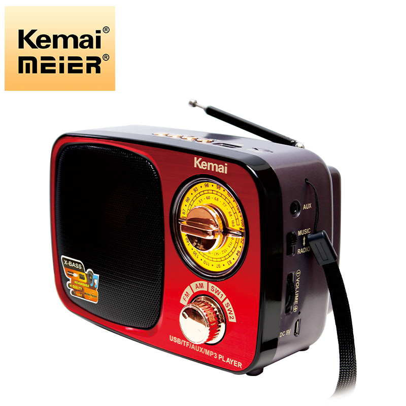 Classical Style Wireless Music Stereo Vintage Radio Retro Bt Speaker with FM