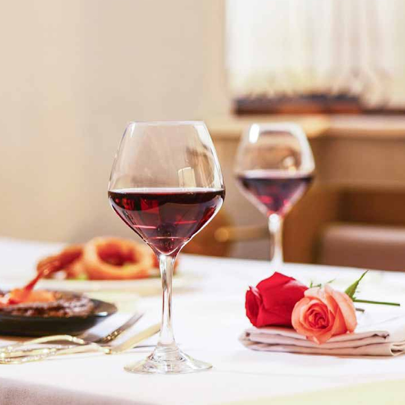 High Quality Custom Glass Cup Bar Drinking Glasses Restaurant Clear Goblet for Wedding