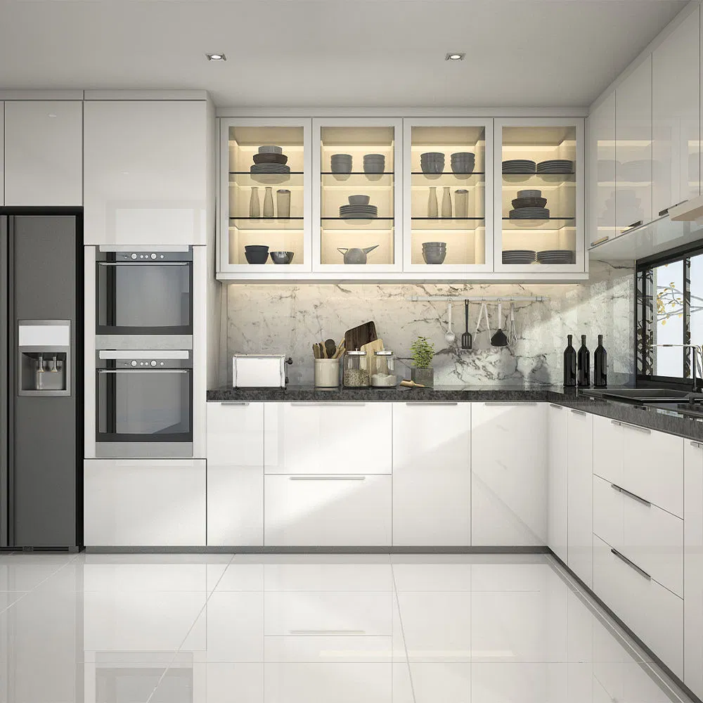 Solid Wood Kitchen Cabinets Ready to Assemble Manufacturer