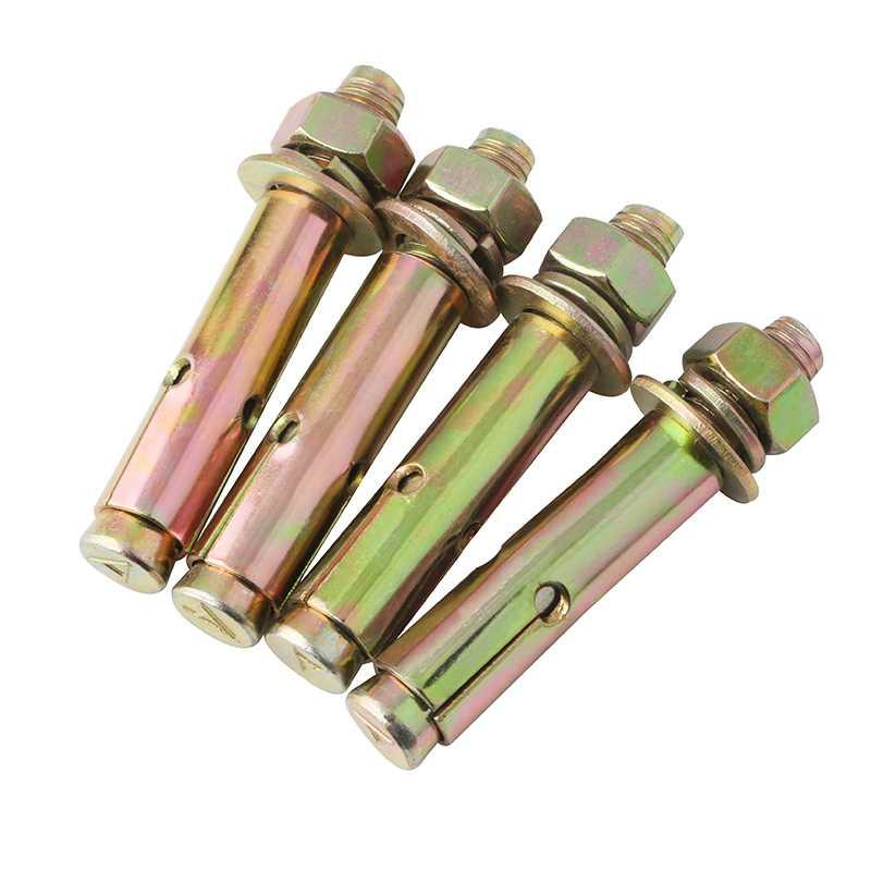 Hot Sale Stainless Steel Galvanized Concrete Hex Bolt Sleeve Anchor Expansion Anchor with Hex Nut