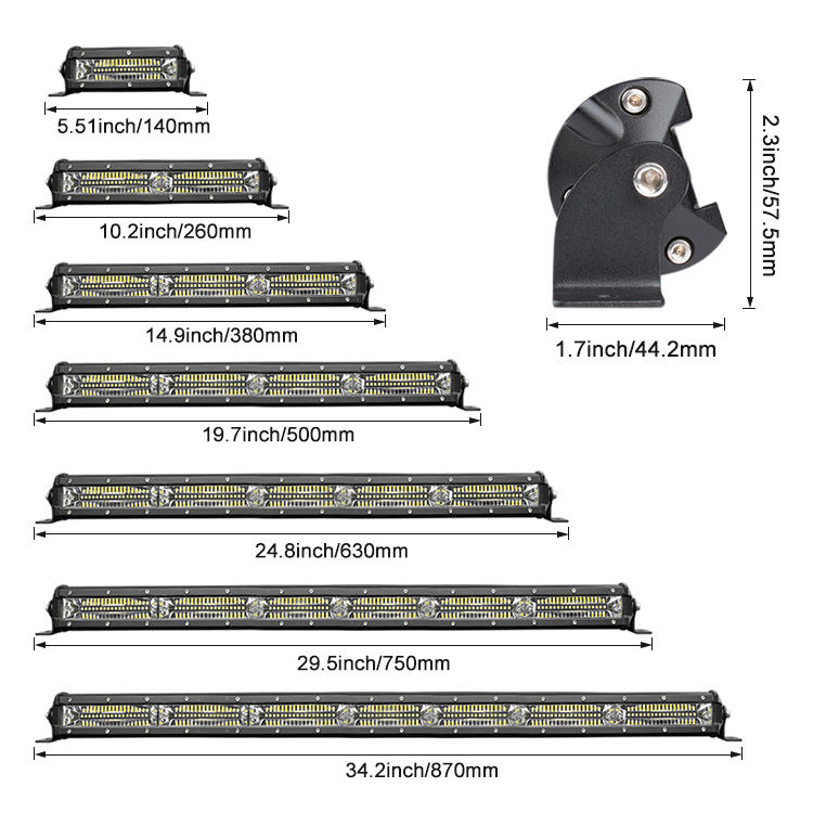 BKR LED Light Bar Super Bright 50 Inch для внедорожников