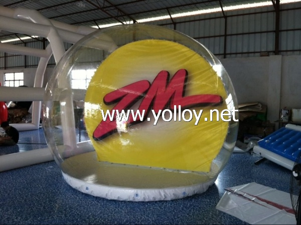 Inflatable Advertising Clear Snow Globe for Events