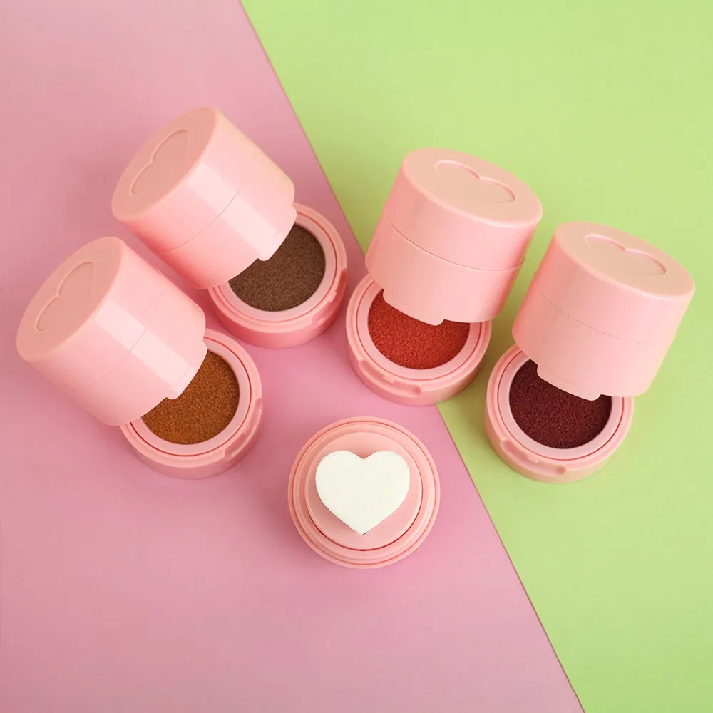 Love Shape Liquid Stamp Blush Matte Natural Nude Velvet Air Cushion Blush Makeup
