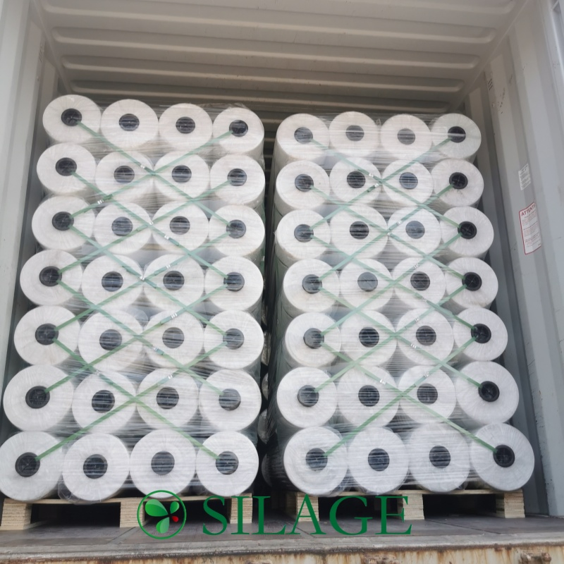 1.23*3000m Quality White Color Bale Wrap Net for Canada