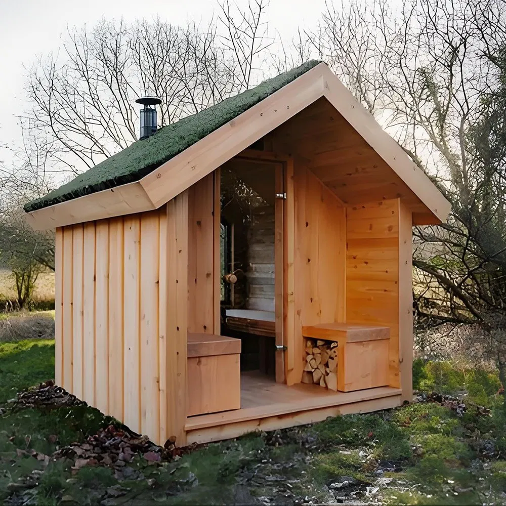 Премиальная сауна из кедра с утеплением