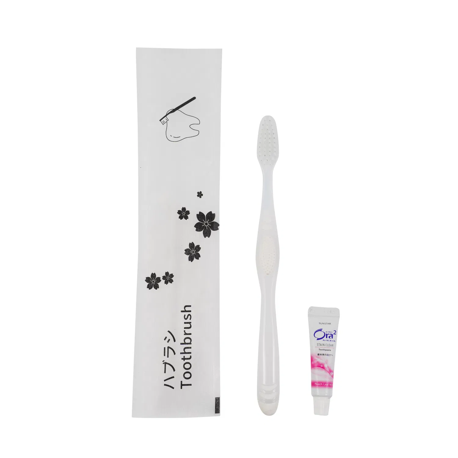 Custom Dental Airline Overnight Hotel Amenity Travel Dental Kit for Hotel
