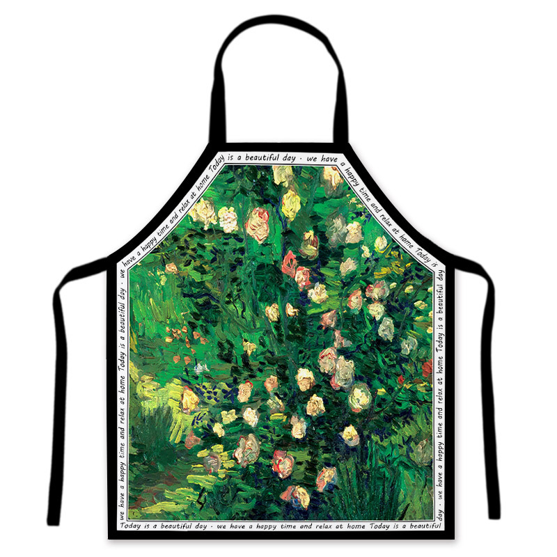 High Quality Polyester Kitchen Apron Sleeveless Stain Proof & Fashionable Waist Decoration Trendy & New Release