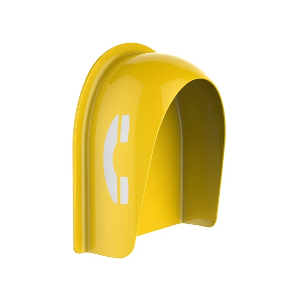 Fire Resistant Telephone Hood, Public Telephone Booth Hood, Fiberglass Construction