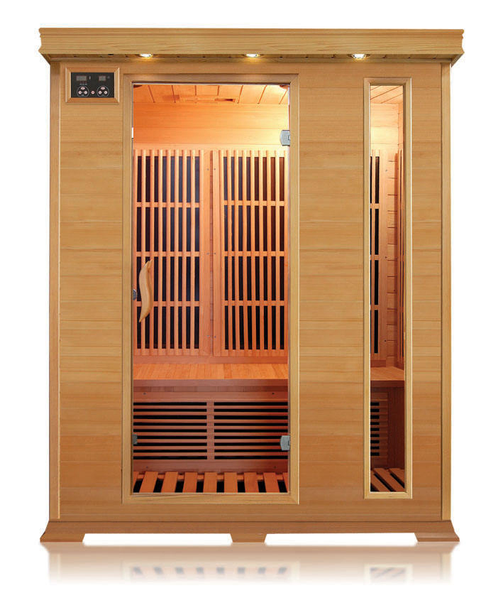 Deluxe Indoor Multi-Functional Sauna Full Spectrum 4-6 Person Infrared Sauna Rooms Indoor