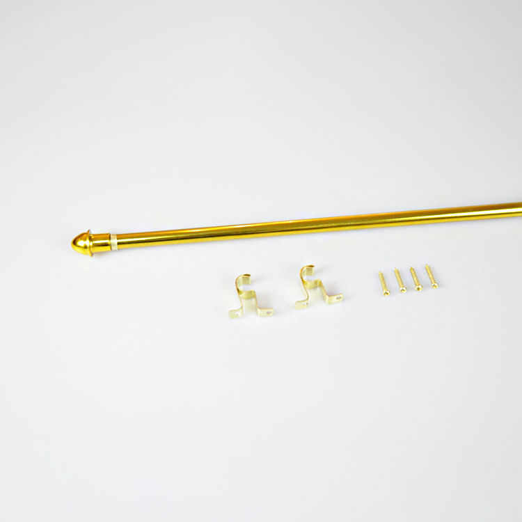 Wholesale Modern Extendable Metal Cafe Curtain Rods Set