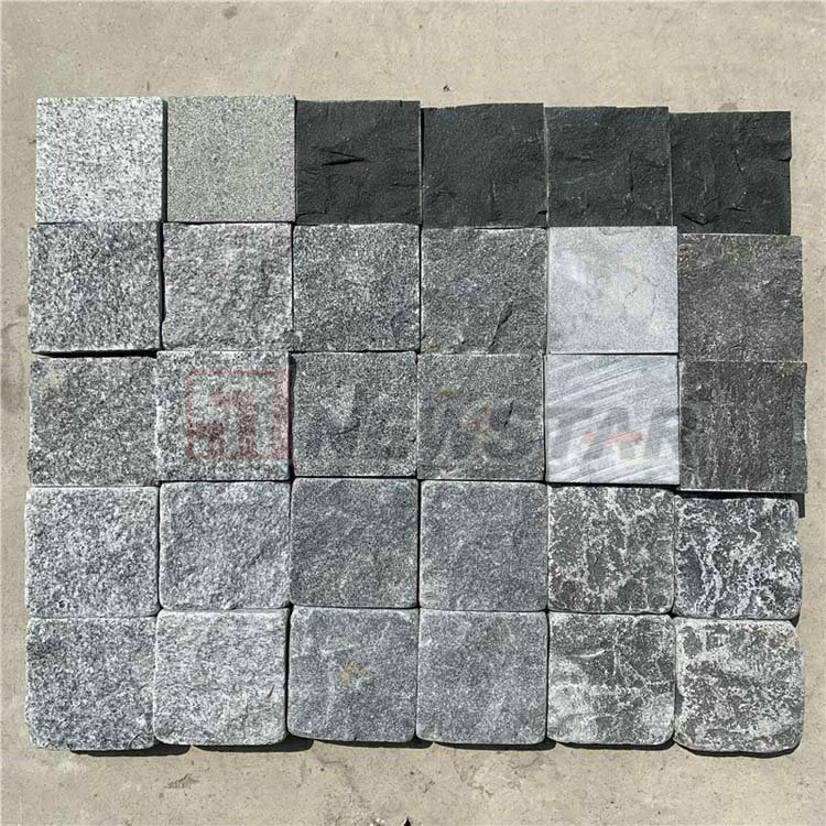 Chinese Granite Black Basalt Flooring Tile Cobblestone Granite Paving Basalt Stone Price