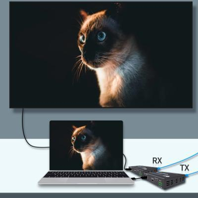 HDMI-удлинитель Bitvisus 150м по витой паре Cat 5e
