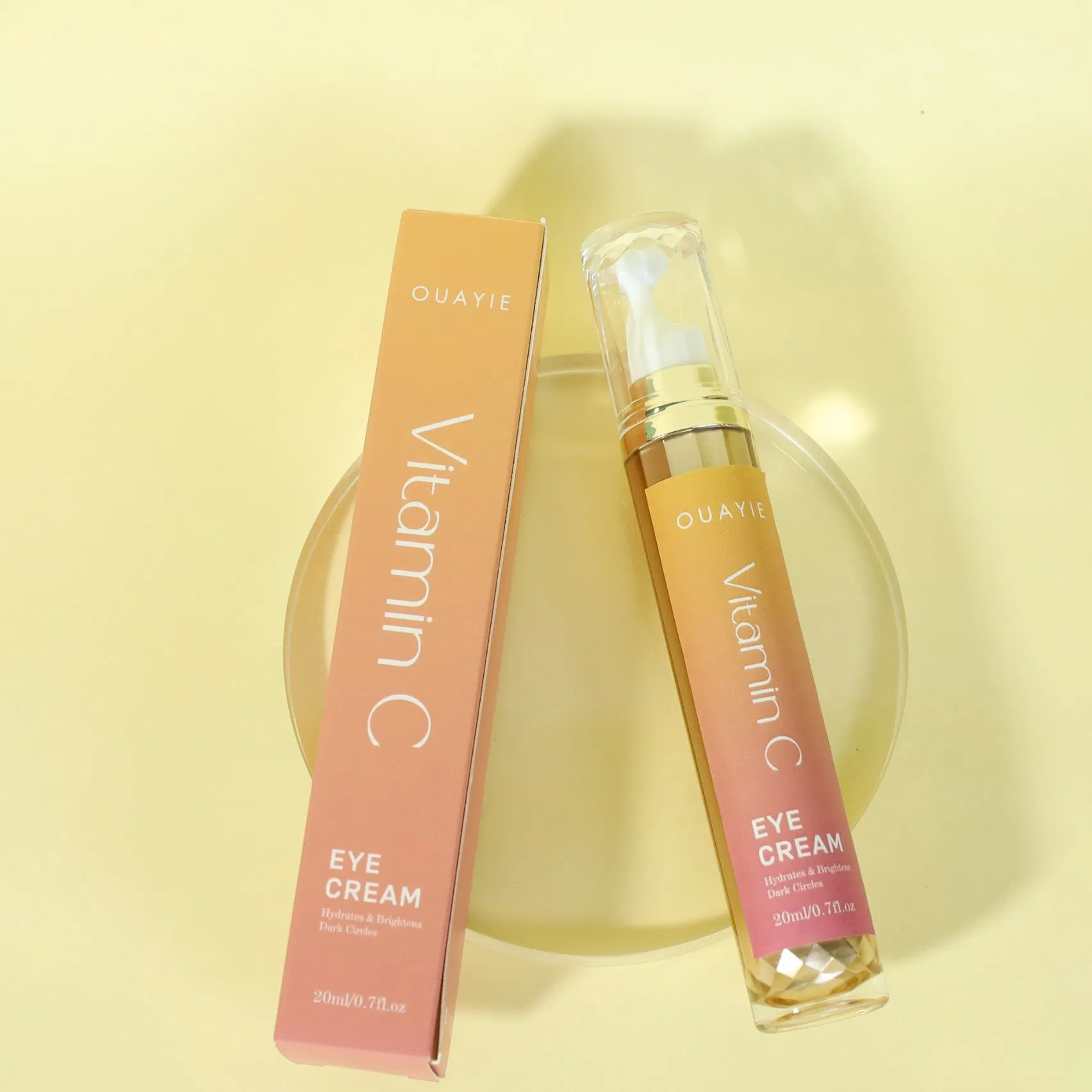 Beauty Cosmetics Skin Care Anti-Aging Moisturize Massage Roller Vitamin C Eye Cream