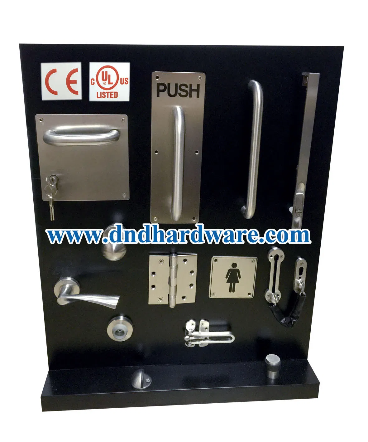 CE Fire-Rated Stainless Steel 201 Ball Bearing Door Hinge for Wooden Door