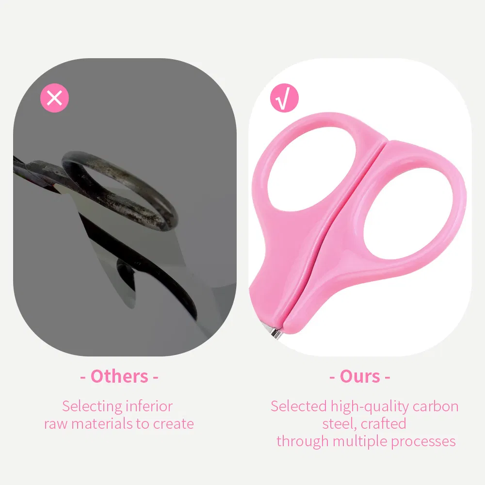 Baby Cordless Nose Hair Beard Barber Eyebrow Trimmer Kids Body Eyelash Nail Safety Brow Scissors Clipper