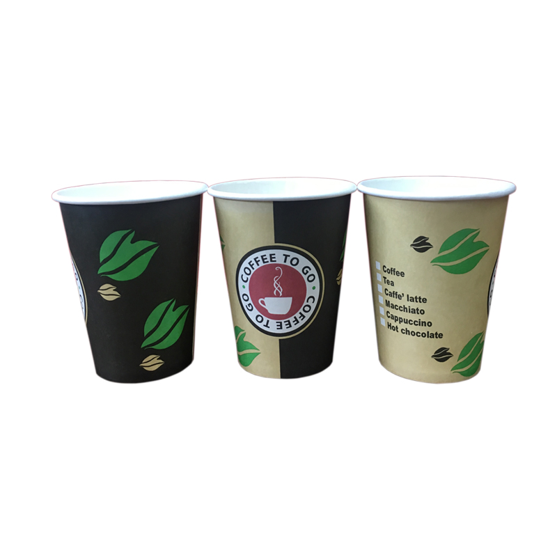 Одноразовая бумажная чашка 12 oz для кофе