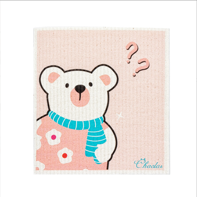Eco-Friendly and Reusable Swedish Dishcloth for Kitchen and Household Use