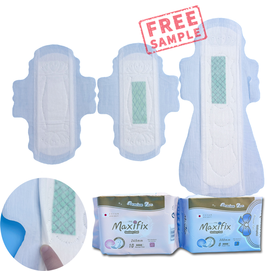 Free Sample Disposable Soft Private Label Cotton Sanitary Pad for Women Price Anion Incontinence Pads