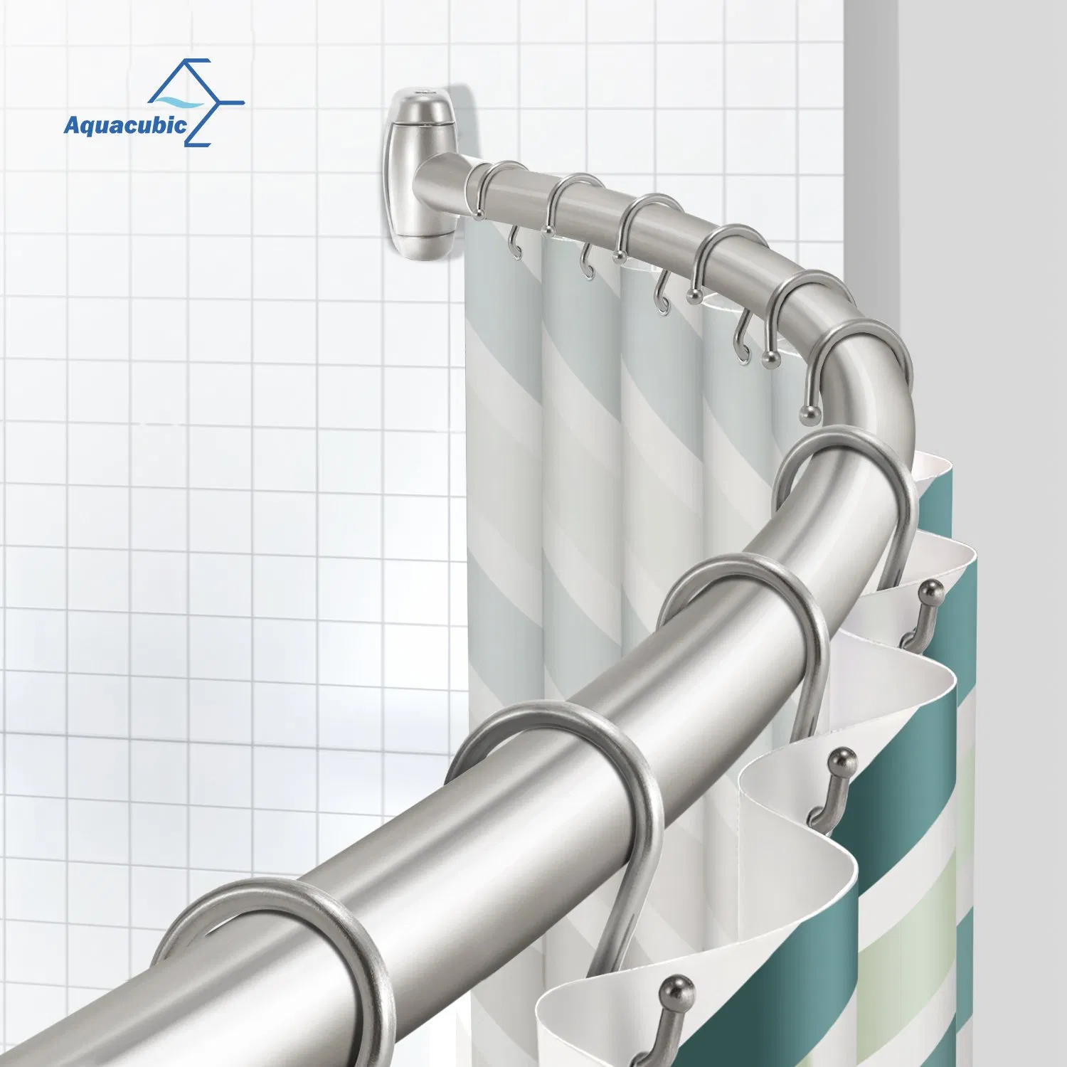 Телескопическая штанга для душа Aquacubic