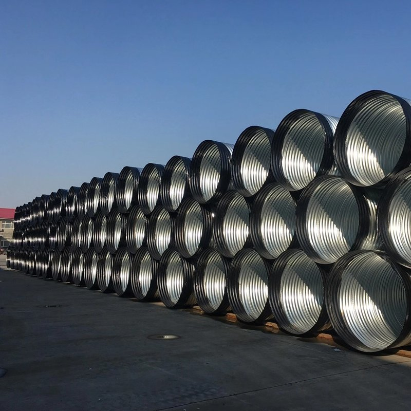 Spiral Corrugated Pipe Round Corrugated Steel Culvert Pipe