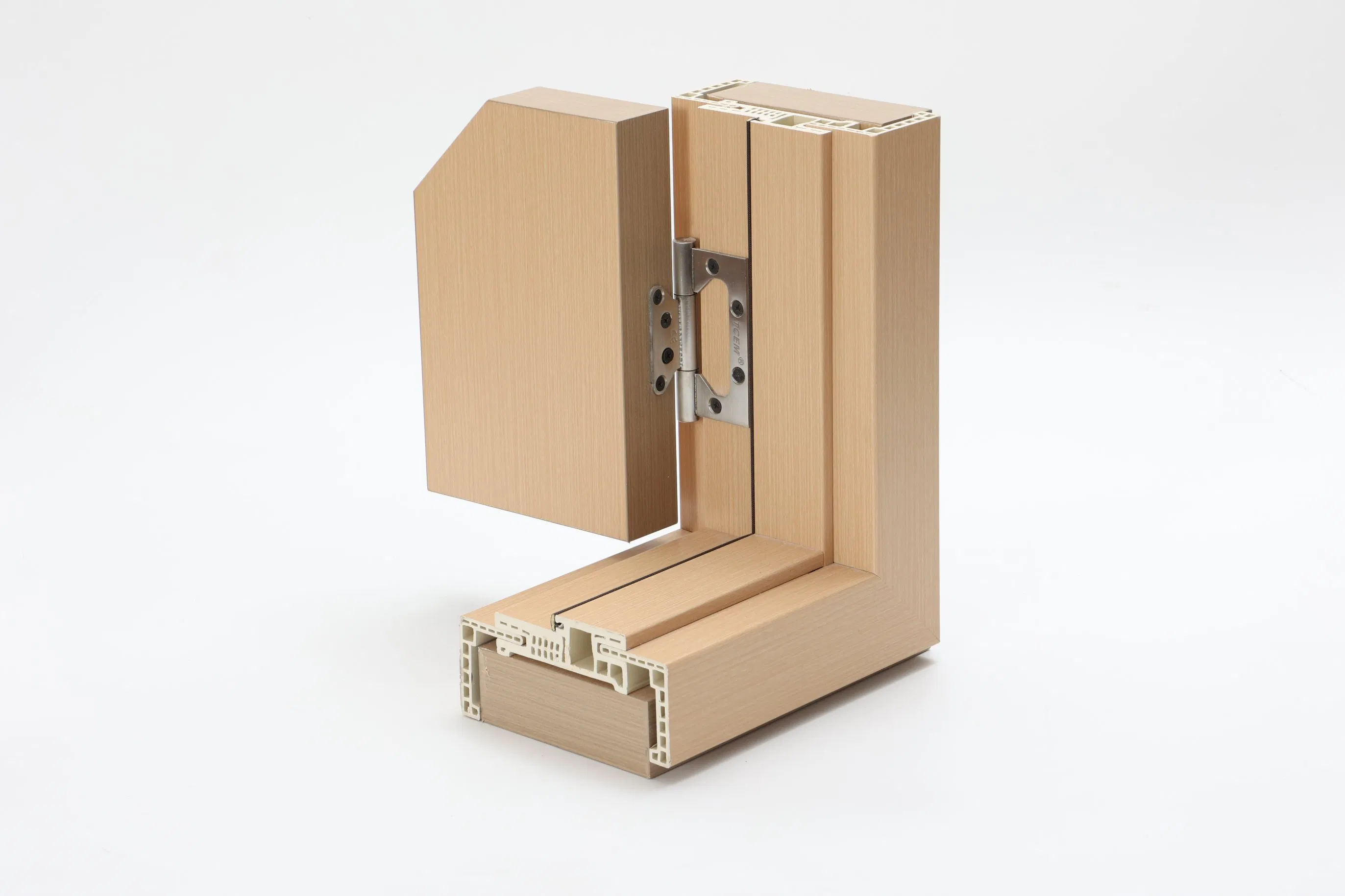 Eco Friendly Interior WPC Door Waterproof Soundproof Formaldehyde Free