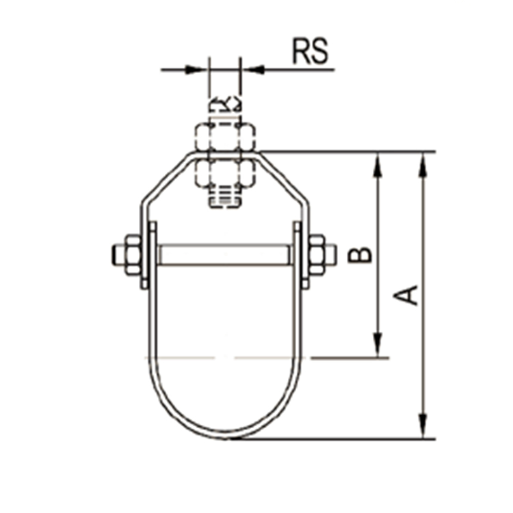 Coupling for Tube Clevis Hanger for Firefighting Pipe Clamp for Seismic Bracing