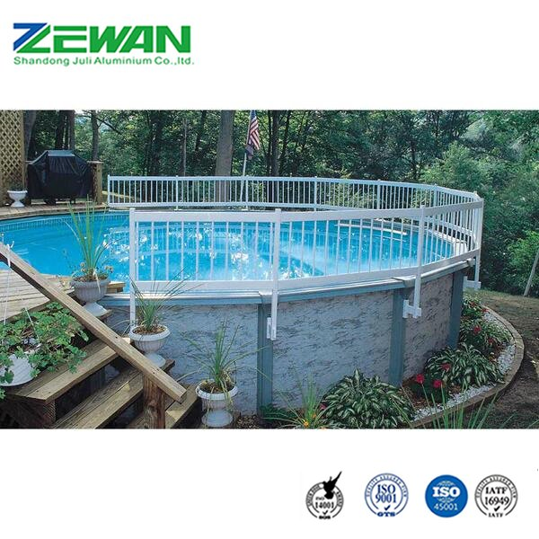 Aluminum Guardrailing Valla De Aluminio Powder Coating Swimming Pool Fencing Aluminum Fence