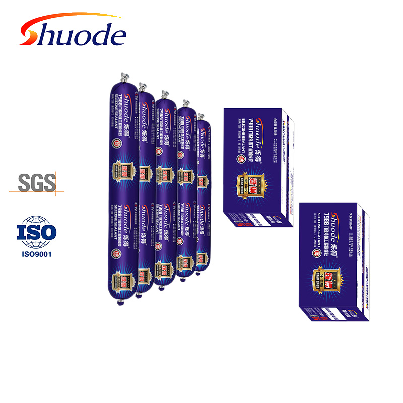 Waterproof Silicone Sealant for Wood, Glass, and Roofing, Clear