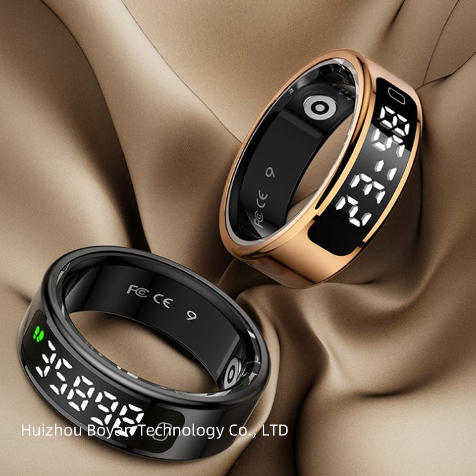 Popular Health Monitor Fitness Tracker Waterproof Finger Rings Smart Ring